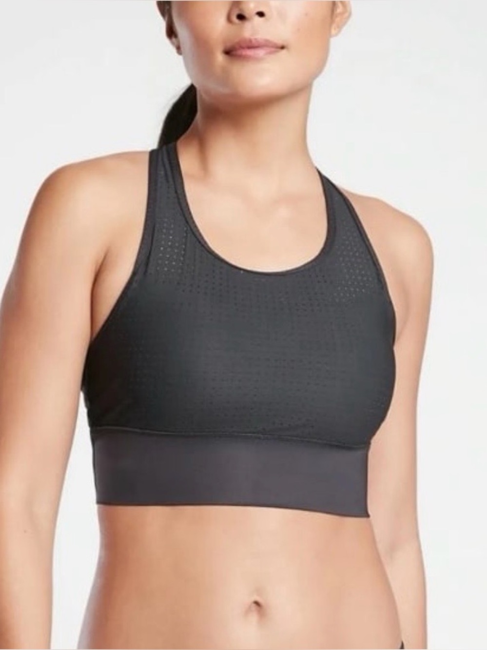 Athleta Cross Train Bikini Top Size XS Black NWT